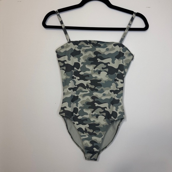 Spiritual Gangster Tops - Spiritual Gangster Camo Print Bodysuit | Size S | New Without Tags